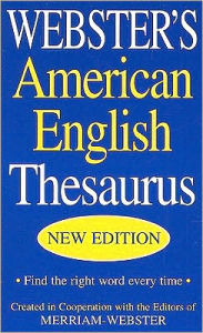 Webster's American English Thesaurus