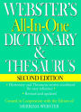 Webster's All-In-One Dictionary & Thesaurus, Second Edition