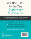 Alternative view 4 of Webster's All-in-One Dictionary and Thesaurus, Third Edition