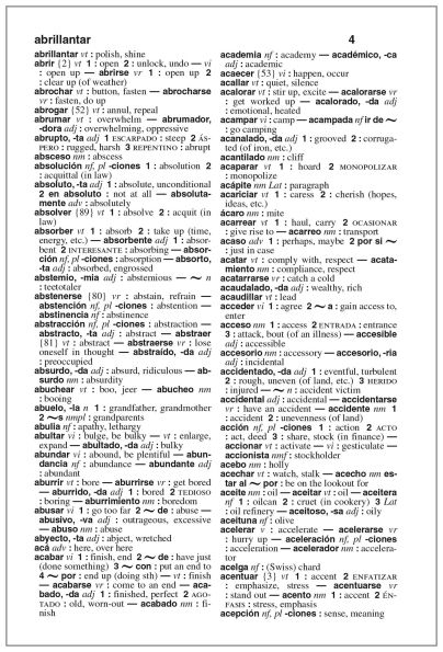 Webster's Spanish-English Dictionary for Students, Third Edition