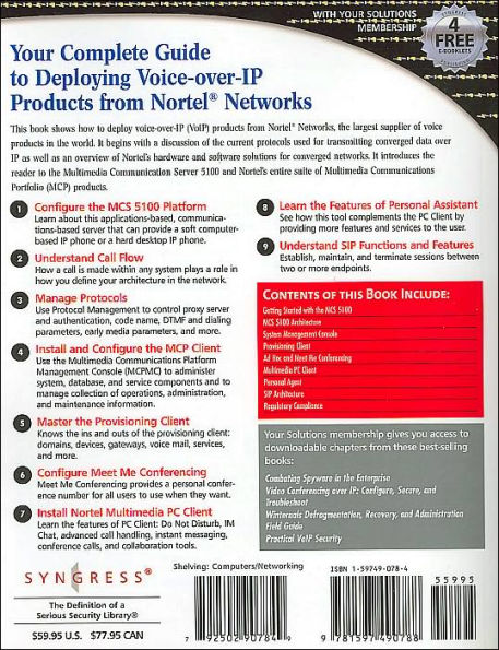 Building a VoIP Network with Nortel's Multimedia Communication Server 5100