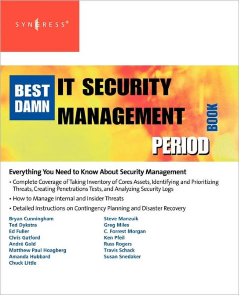 The Best Damn IT Security Management Book Period