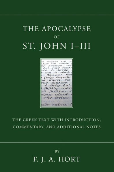 The Apocalypse of St. John I - III