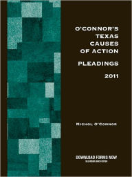 O'Connors Causes of Action Pleadings