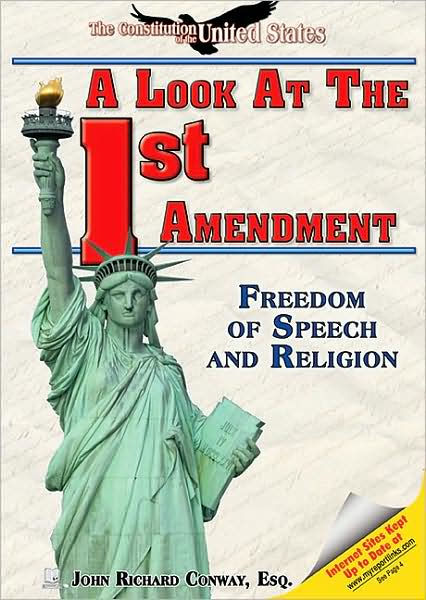 Look At The First Amendment Freedom Of Speech And Religion By John Richard Conway Hardcover