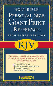 Title: KJV Personal Size Giant Print Reference Bible (Imitation Leather, Burgundy, Red Letter), Author: Hendrickson Publishers