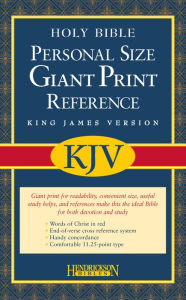 Title: KJV Personal Size Giant Print Reference Bible (Bonded Leather, Black, Red Letter), Author: Hendrickson Publishers