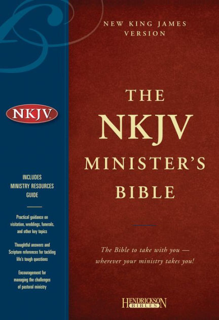 NKJV Minister's Bible: New King James Version, Black Genuine Leather By ...