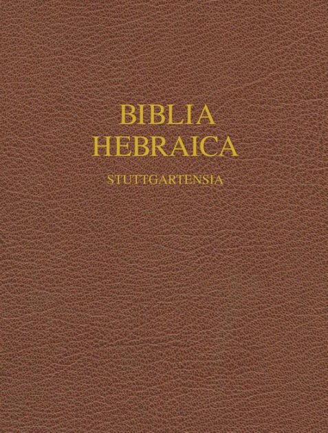 Biblia Hebraica Stuttgartensia (BHS) (Hardcover): Wide