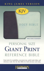 Personal Size Giant Print Reference Bible-KJV