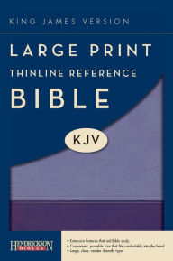 Title: KJV Large Print Thinline Reference Bible (Flexisoft, Purple Royalty/Lavender, Red Letter), Author: Hendrickson Publishers