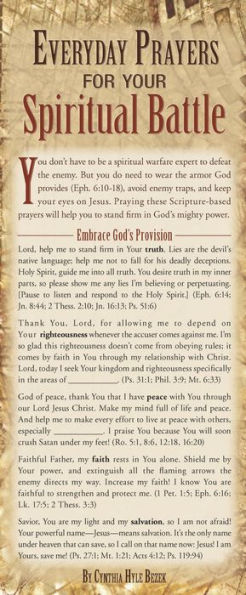 Everyday Prayers For Your Spiritual Battle 50-pack By Cynthia Bezek 