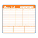 Alternative view 3 of 5 Days a Week Paper Mousepad