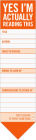 Actually Reading This Bookmark Pad