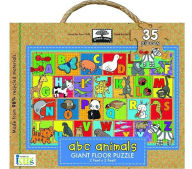 Green Start Giant Floor Puzzles: ABC Animals (35 Piece Floor Puzzles Made of 98% Recycled Materials)