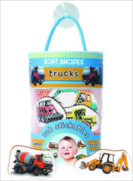 Soft Shapes Tub Stickables: trucks (Photographic Bath Stickers)