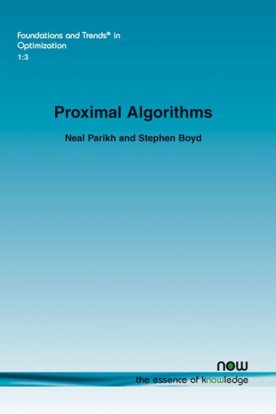 Proximal Algorithms