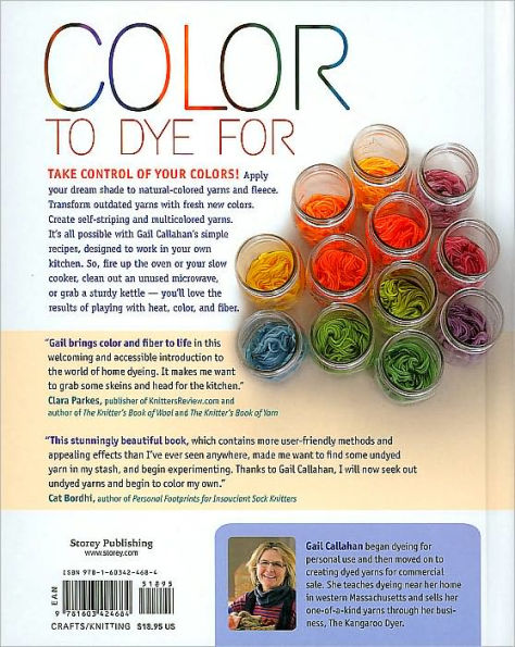 Hand Dyeing Yarn and Fleece: Custom-Color Your Favorite Fibers with Dip-Dyeing, Hand-Painting, Tie-Dyeing, and Other Creative Techniques