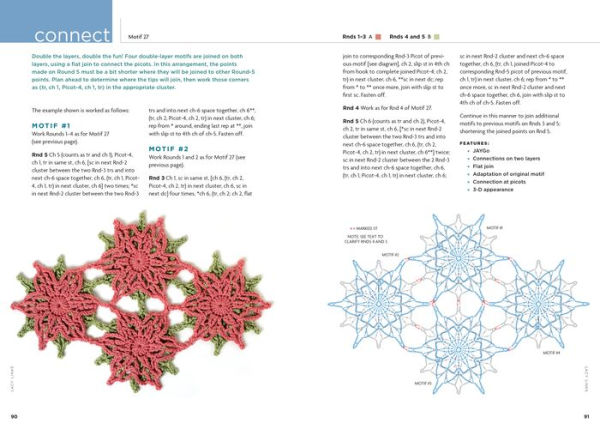 Connect the Shapes Crochet Motifs: Creative Techniques for Joining Motifs of All Shapes; Includes 101 New Motif Designs