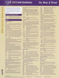 CPT 2012 Express Reference Coding Card: ENT