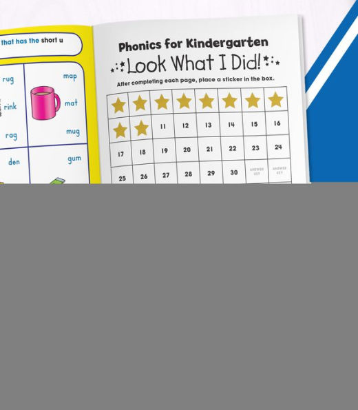 Phonics for Kindergarten, Grade K: Gold Star Edition