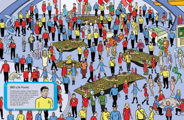 Search for Spock: A Star Trek Book of Exploration: A Highly Illogical Search and Find Parody (Star Trek Fan Book, Trekkies, Activity Books, Humor Gift Book)