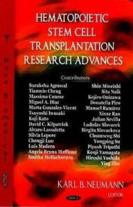 Title: Hematopoietic Stem Cell Transplantation Research Advances, Author: Karl B. Neumann