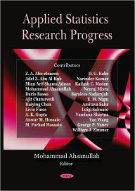 Title: Applied Statistics Research Progress, Author: Mohammad Ahsanullah