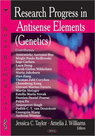 Title: Research Progress in Antisense Elements (Genetics), Author: Jessica C. Taylor