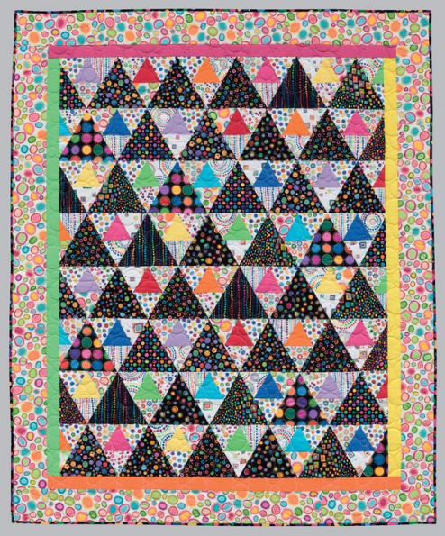 Splash of Color: A Rainbow of Brilliant Black-and-White Quilts