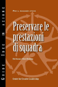 Title: Maintaining Team Performance (Italian), Author: Kim Kanaga