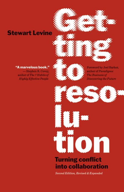 Getting　Barnes　Collaboration　into　Resolution:　Paperback　Stewart　Levine,　Noble®　Conflict　Turning　to　by