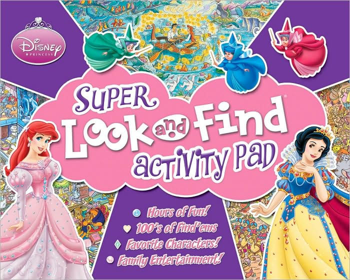 Disney Princess Super Look and Find Activity Pad by Publications