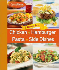 4 Books In 1: Chicken, Hamburger, Pasta, Side Dishes