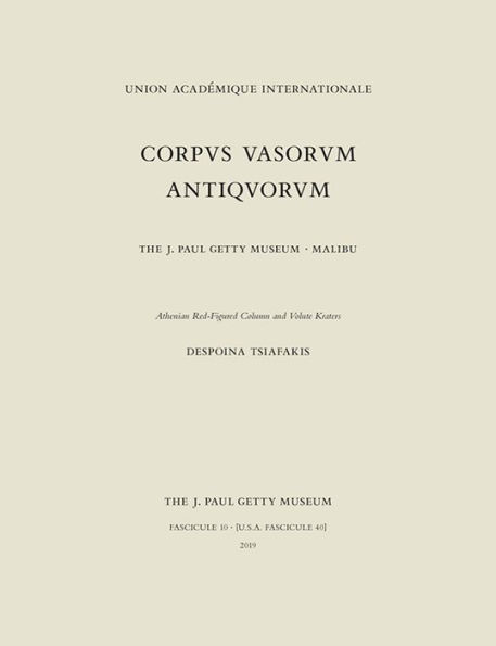 Corpus Vasorum Antiquorum, Fascicule 10: Athenian Red-Figure Column and Volute Kraters