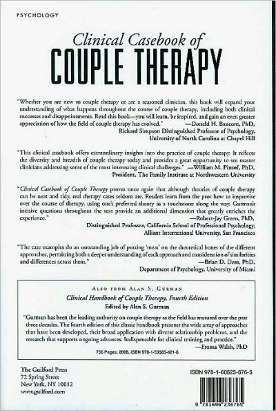 Clinical Casebook of Couple Therapy