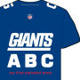 New York Giants Abc-Board