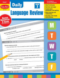 Title: Daily Language Review, Grade 7, Author: Evan-Moor Corporation