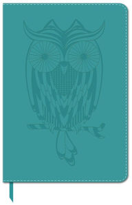 Title: Debossed Owl Teal Leather Look, Author: Piccadilly Enterprises