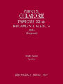 Famous 22nd Regiment March: Study Score