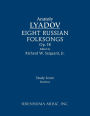 Eight Russian Folksongs, Op.58: Study score
