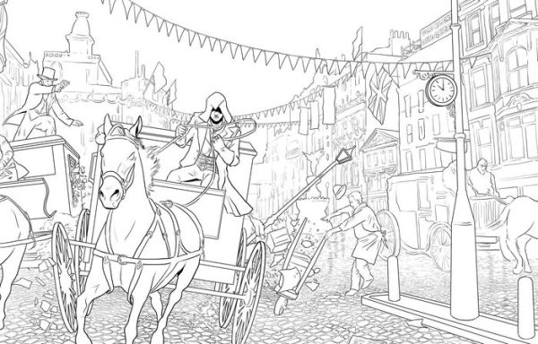 Assassin's Creed: The Official Coloring Book