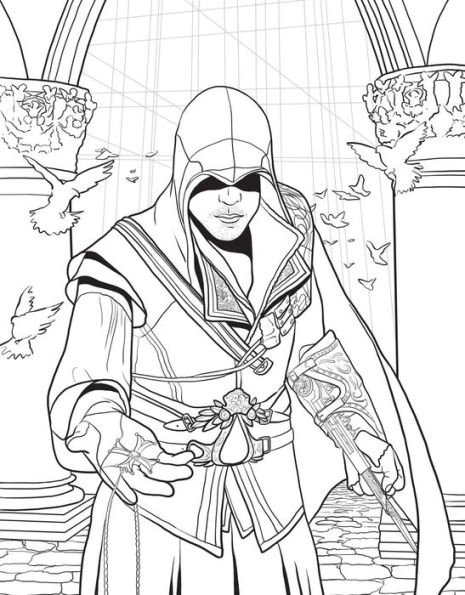 Assassin's Creed: The Official Coloring Book