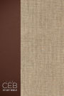 The CEB Study Bible Vintage Tweed Hardcover