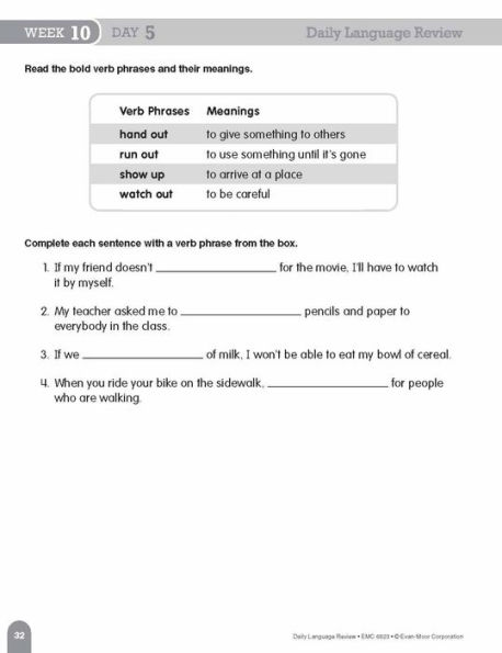 Daily Language Review, Grade 3 Student Edition Workbook