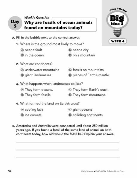 Daily Science, Grade 3 Student Edition Workbook