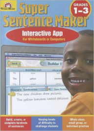 Title: Super Sentence Builder - Interactive App - Grade 1-3, Author: Evan-Moor