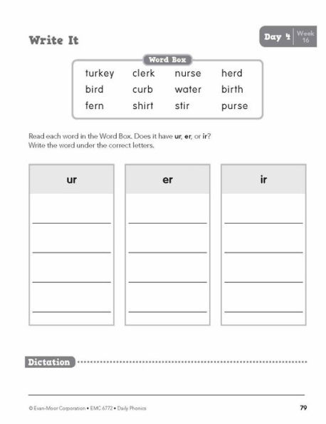 Daily Phonics, Grade 2 - Student Workbook