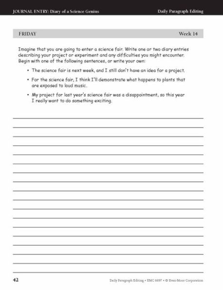 Daily Paragraph Editing, Grade 7 - Student Workbook