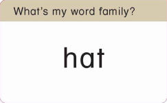 Alternative view 5 of Flashcards: Word Families